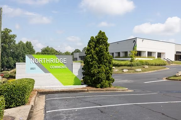 Northridge Commons in Sandy Springs, Georgia, the 471,000-square-foot industrial campus acquired by BKM Capital Partners and Kayne Anderson Real Estate for $100 million.