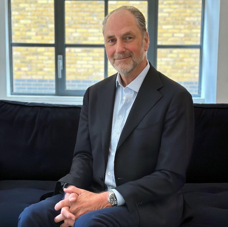 Ed Williams, founder and chief executive of BlueCastle Capital, photographed as he advances the firm's pipeline of five high-rise build-to-rent schemes across the U.K. and publicly reiterates his conviction in urban multifamily investment.