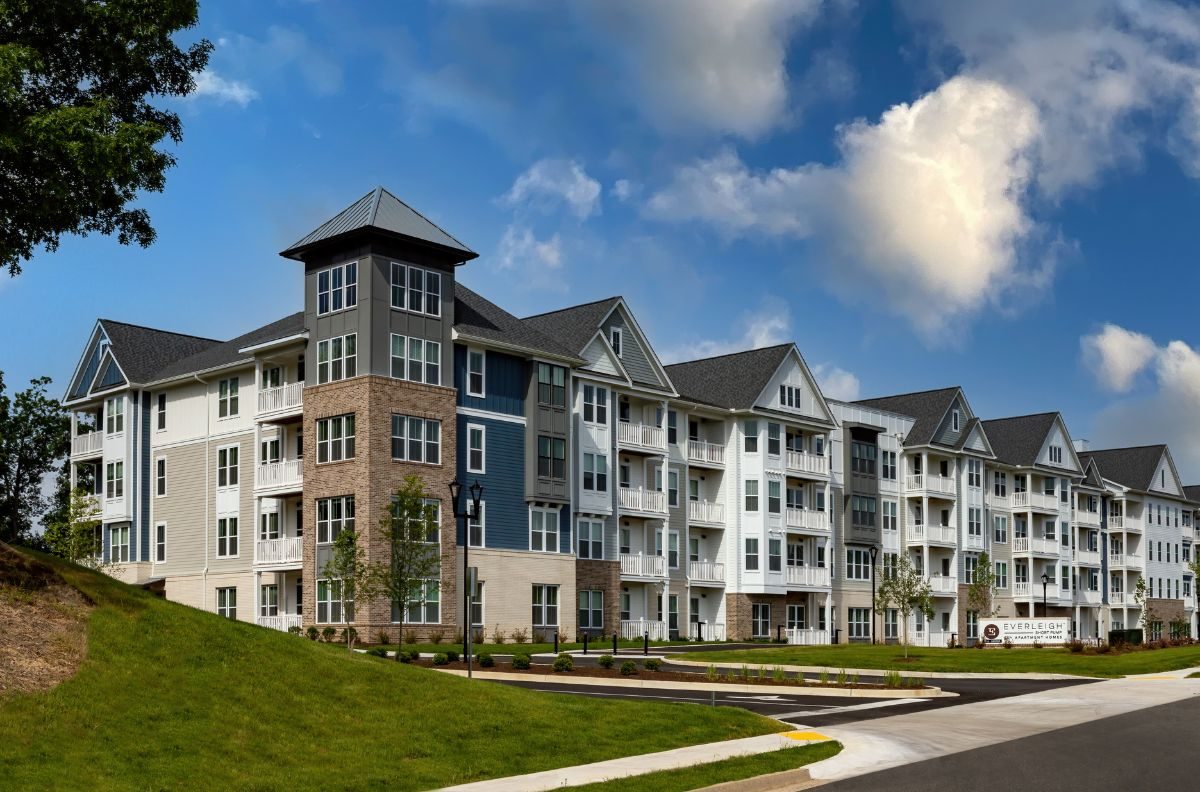 Everleigh Short Pump, the 55-plus active-adult community in Henrico County, shown from its exterior, is the asset held in Capital Square's CS1031 Richmond Active Living Apartments DST that the firm said was fully subscribed by 108 investors.