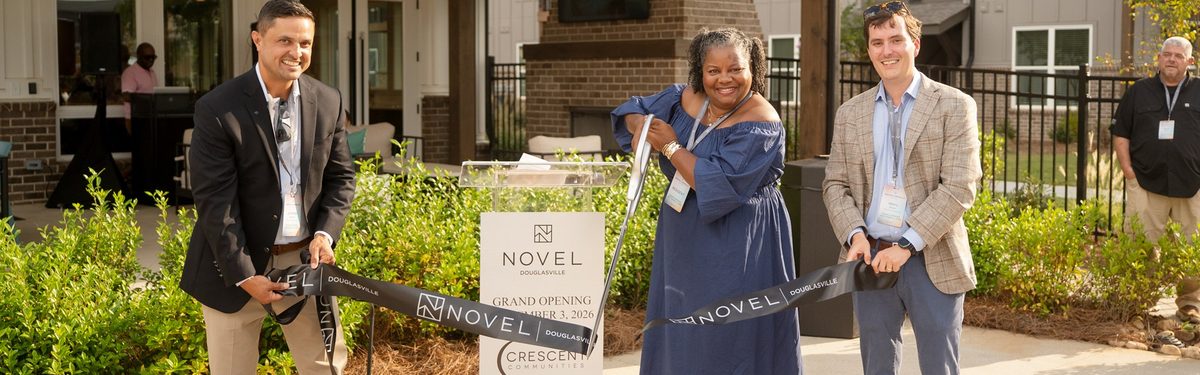 Crescent Communities Opens 300-Unit NOVEL Douglasville Multifamily Community in Metro Atlanta