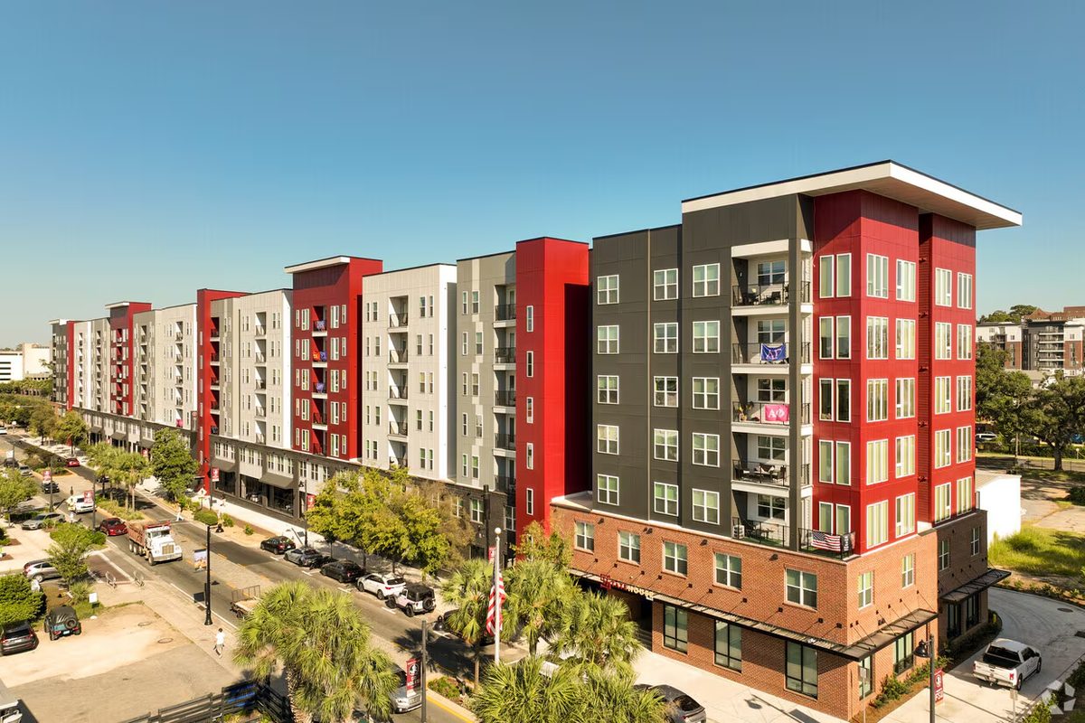 The Gaines multifamily community illustrates the rental-housing assets targeted by Griffin Capital’s $400 million Qualified Opportunity Zone Fund IV.