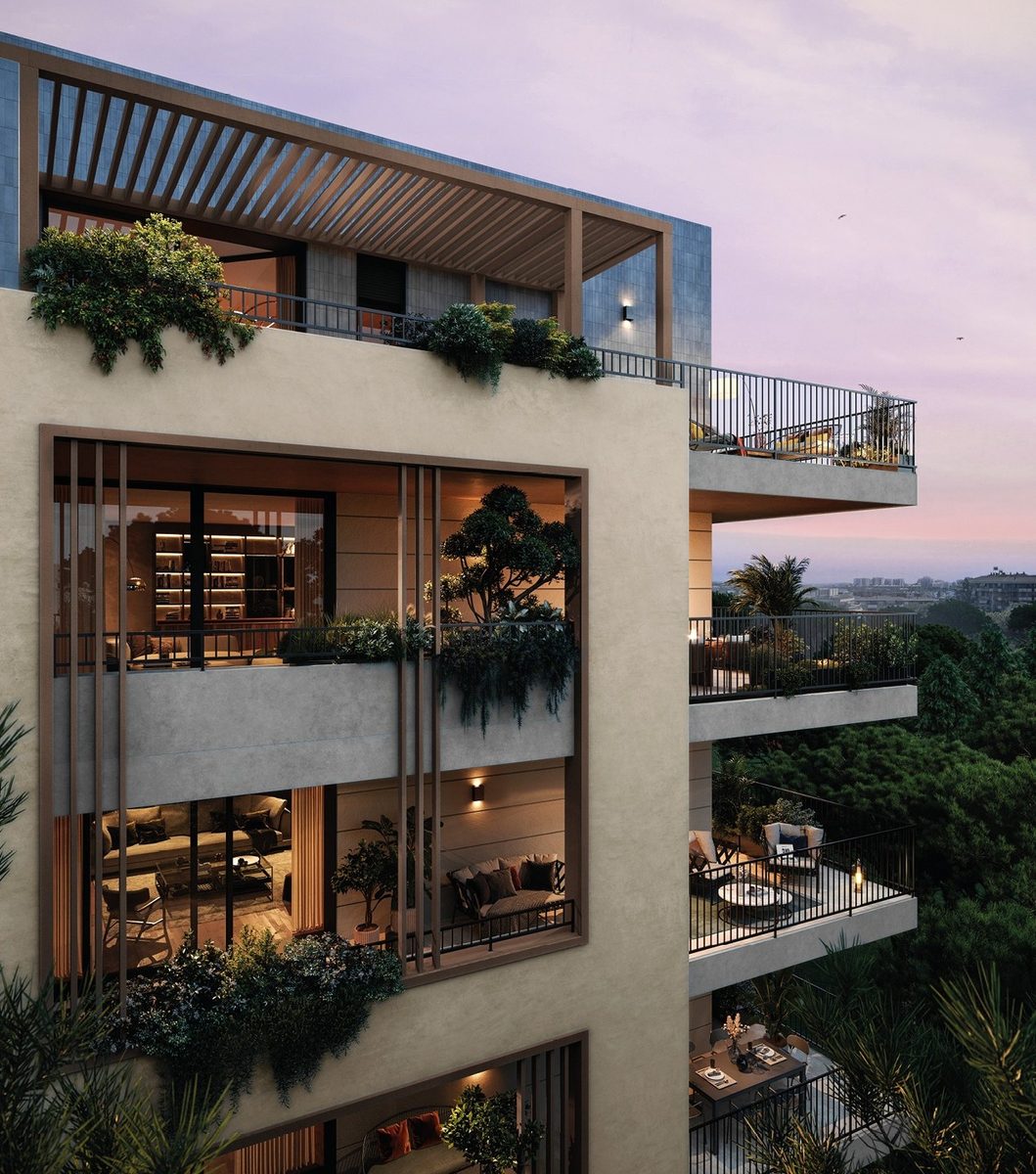 Donorome rendering, illustrating the type of residential living asset with private terraces and landscaped balconies that Invel Real Estate's Eudora Fund 2 will target as part of its €400M-plus close.