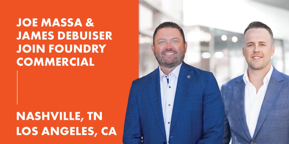 James DeBuiser Joins Foundry Commercial to Launch Healthcare Capital Markets Practice