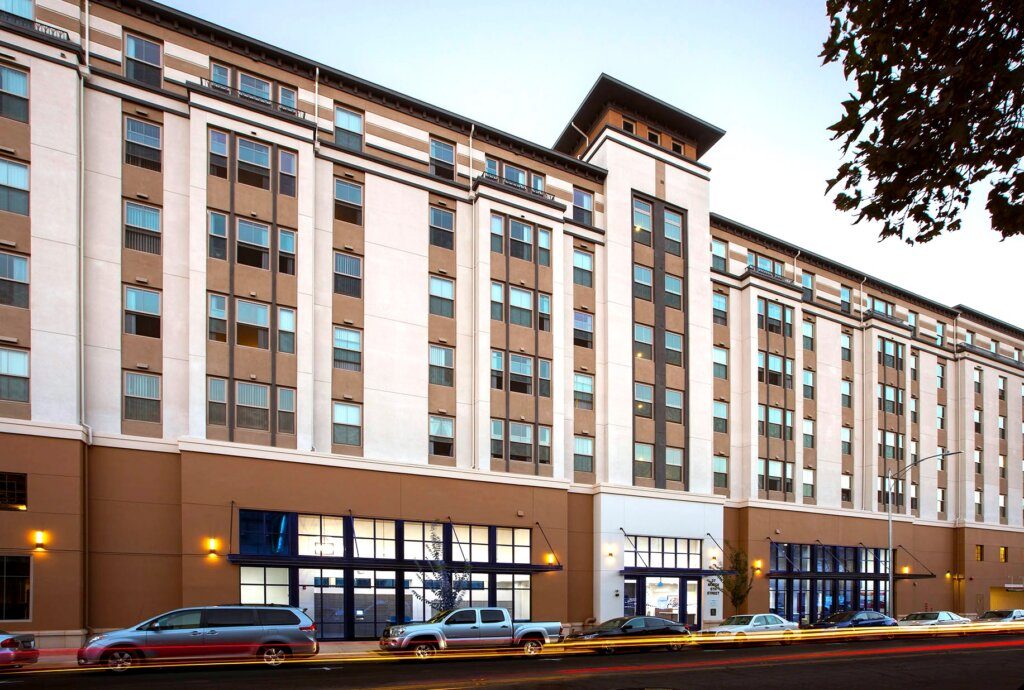 27 North Apartments in San Jose, California, the 119-unit, 482-bed student housing community acquired by LaSalle Investment Management for $59.4 million.