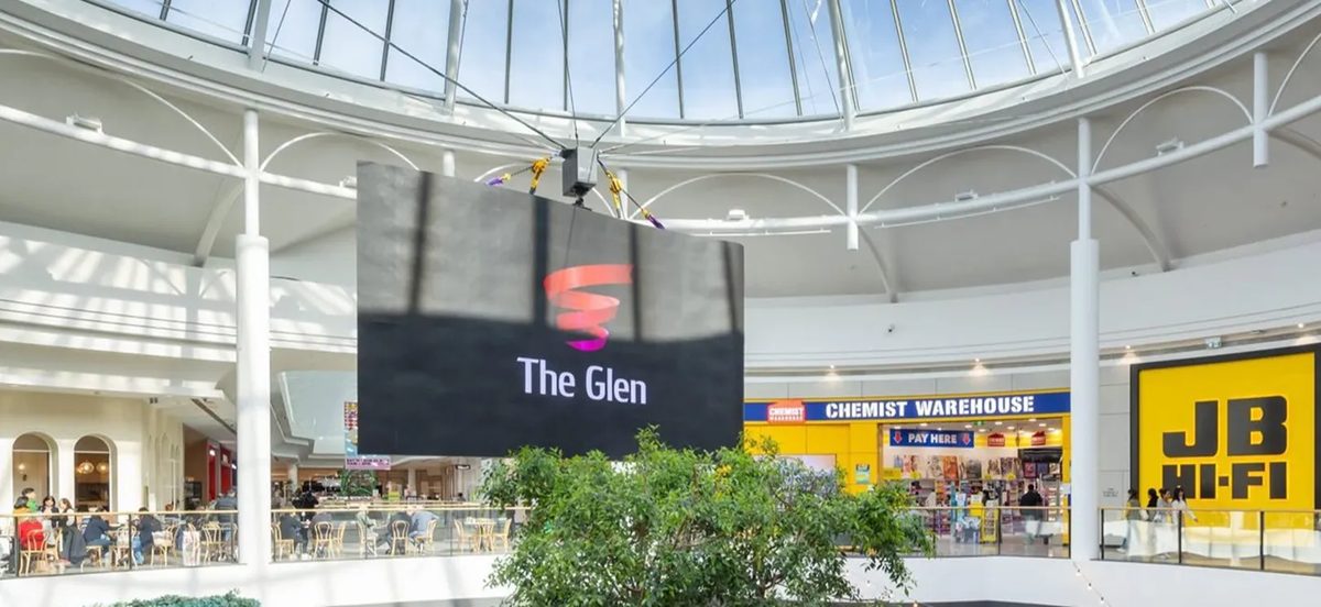 The Glen Shopping Centre’s bright retail atrium in Glen Waverley, Melbourne, illustrates the asset in which MA Financial Group is acquiring a 50% interest for A$327.5 million.