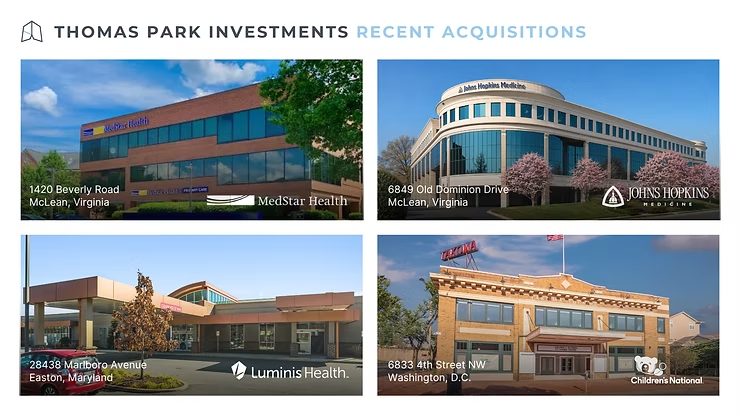 Thomas Park Holdings Acquires $70 Million Medical Office Portfolio Across Mid-Atlantic With Alex Kopicki Leading Deal